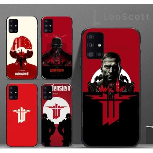 Game Wolfenstein 2 The New Colossus Phone Cases For Samsung A50 A51 A71 A31 A21S S8 S9 S10 S20 S21 Plus Fe Ultra 4G 5G
