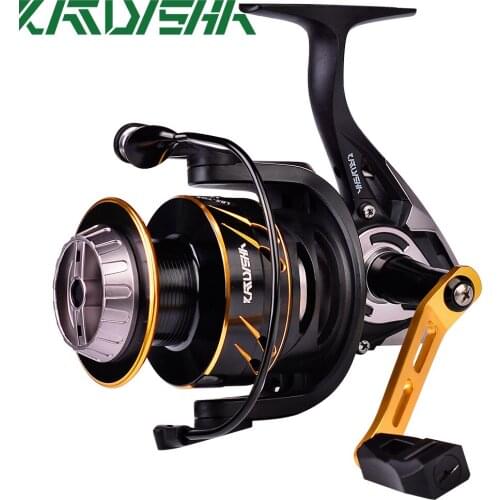 KATYUSHA Spinning Reel 6.6:1 Fishing Reel 11-21KG Max Drag CNC Machine Aluminium Spool Saltwater Reel 2000-6000 Series Sea Pesca