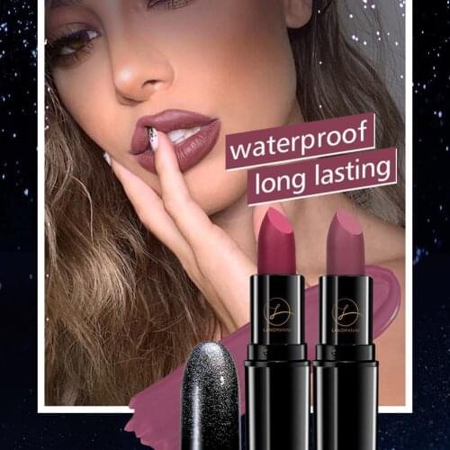 Matte Lipstick Lasting Moisturizing Matte Lipstick Lasting Color Lip Glaze Non-Stick Cup Beauty Makeup Tools