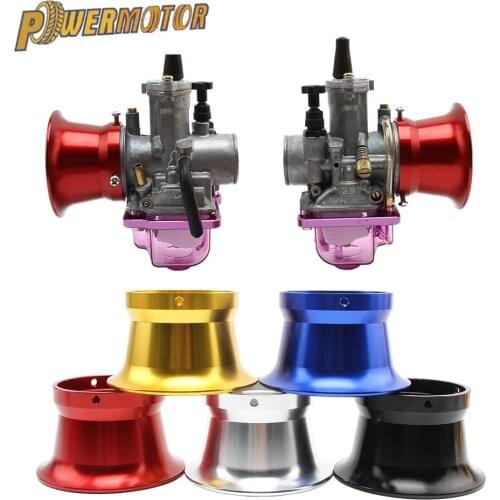 Motorcycle Modified Carburetor air filter cup wind cup trumpet cup For Keihin OKO KOSO Mikuni PE PWK24/26/28/30 PE28 PE30