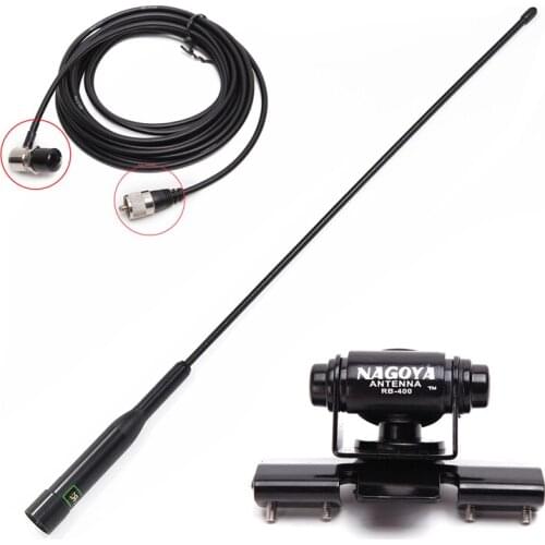 NAGOYA NL-R3 Flexible Whip Dual Band 144/430MHz 2.15/3.0dBi High Gain Antenna NL R3 For Yaesu Kenwood TYT QYT Mobile Radio
