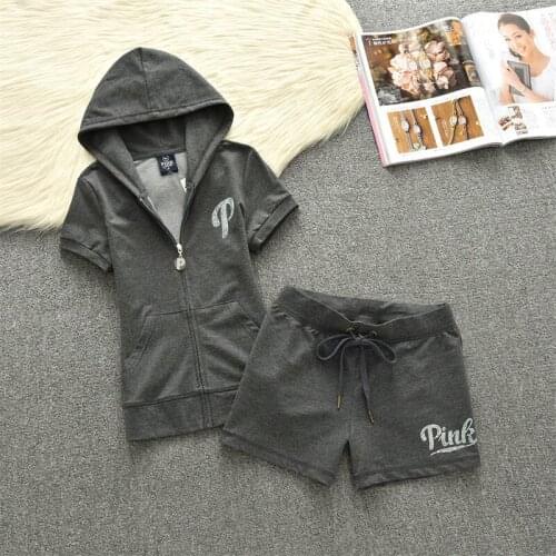 New Summer Women Short Casual Two Piece Clothing Tracksuit Pockets Loose Shorts Set Female Hooded Tops Casual Sets S-XL
