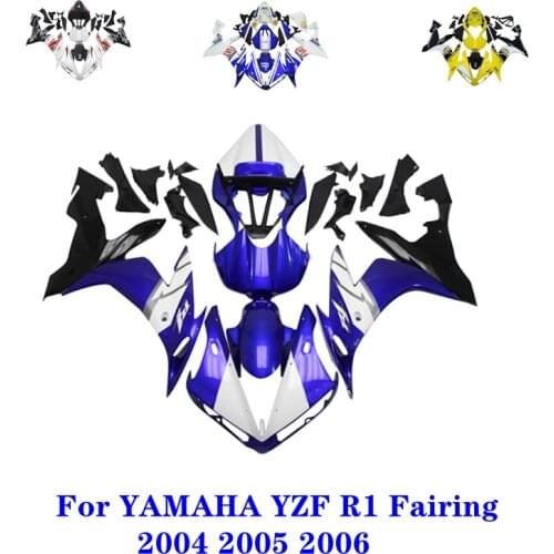 The new ABS motorcycle fairing kit is suitable for YAMAHA YZF1000 YZF R1 2004 2005 2006 injection molded body multi-color