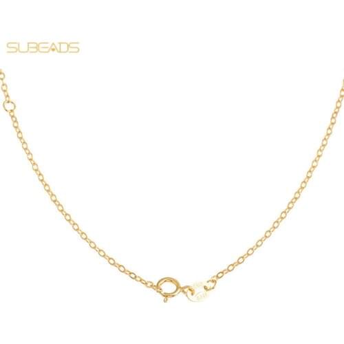 925 Silver Necklace Signature Anchor Chain Link Necklace for Women Wedding Party Gift Fashion Jewelry