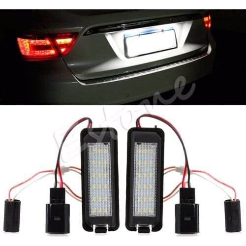 FOR MK4 MK5 MK6 PASSAT B6 EOS LED NUMBER LICENSE PLATE LIGHT ERROR FREE