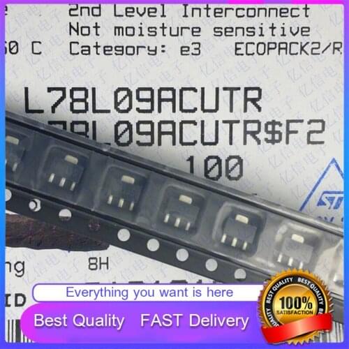 10Pcs/Lot New Original L78L09ACUTR SOT89 Good Quality