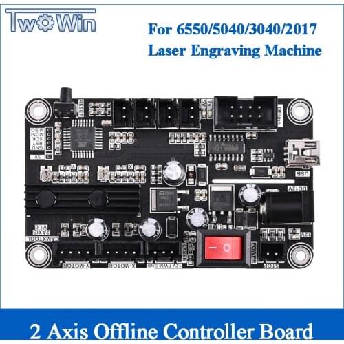 2 axis offline controller board ,GRBL USB port cnc engraving machine control board for 2017,3020,4050,6550 2 axis machine
