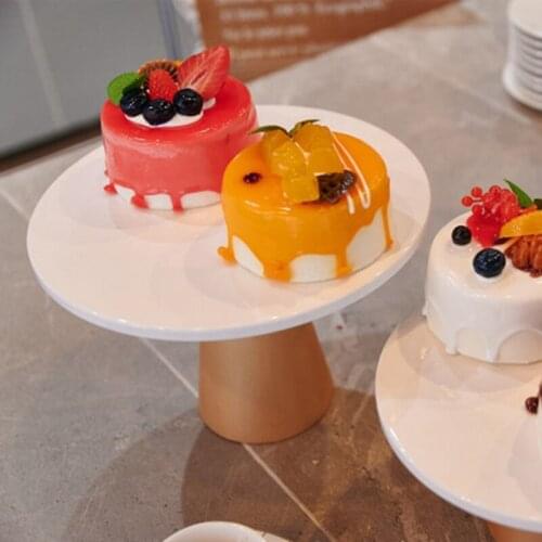 4pcs Simulation bread soft fruit birthday cake model European style home window model room decoration furnishings photo props