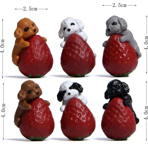 2Pcs/Lot Anime Figure Luna Cat Miniature Toy Micro Landscape Garden Decoration 3-4CM