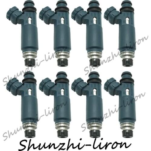 8pcs 23250-50040 23209-50040 Fuel Injector For Toyota Land Cruiser Tundra Lexus GX470 EU LX470 2UZ 4.7L 2002-2007