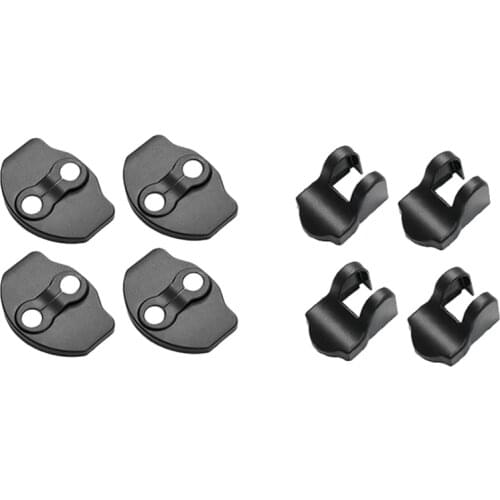 8PCS Car-Styling Car Door Lock Cover and Door Stopper Limiting Arm Covers for Tesla Model Y