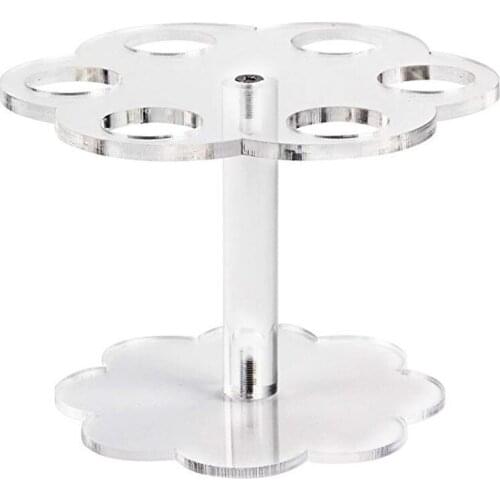 Acrylic Ice Cream Stand Cake Cone Stand Holder 6/16 Cones Wedding Buffet Display Dropshipping