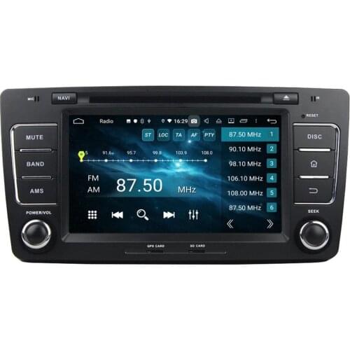 4gb+64gb ips PX6 2 din 8" Android 10.0 Car Radio DVD Player for Skoda Octavia 2012 2013 GPS WIFI Bluetooth 5.0 CarPlay