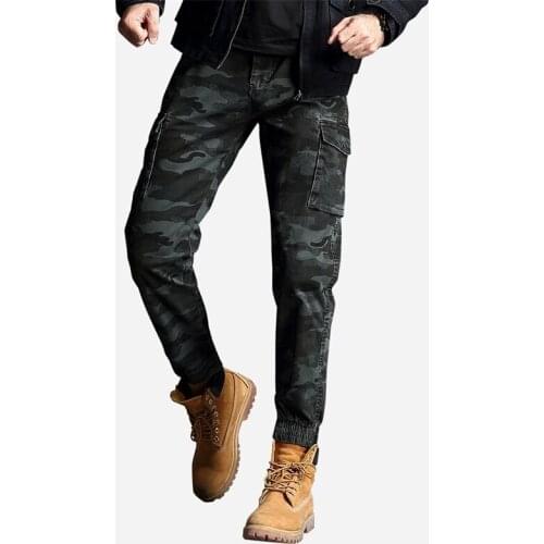 Mens Cargo Pants Camo Joggers Men Pants Mens Dropshipping Tactical Pants Cotton Camouflage Streetwear Hip Hop Pants For Man