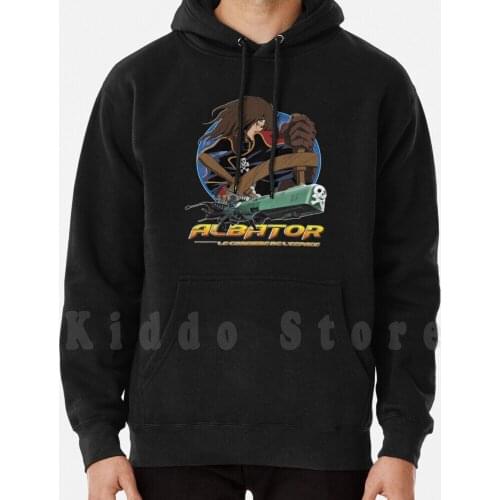 Captain Harlock With Atlantis ( Arcadia ) Albator The Space Corsair hoodies long sleeve Albator Captain