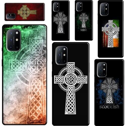 Celtic Knot Cross Case For Realme 6 7 8 Pro GT Neo C21 C11 C3 Q3 Pro Soft Cover For OnePlus 8T 7T 9R 8 9 Pro