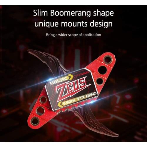 HGLRC Zeus 25/100/200/350mW 5.8Ghz 40CH 16x16mm 20x20mm 25.5x25.5mm VTX For FPV Racing Mini Drone Kit Toys Quadcopter Part Accs