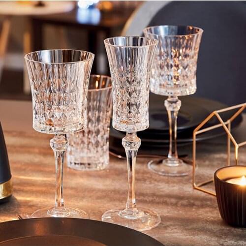 Europe Style Crystal Cup Luxury Goblet Great Capacity Wine Cup Champagne Glasses Creative Bar Party Hotel Home Drinking Ware