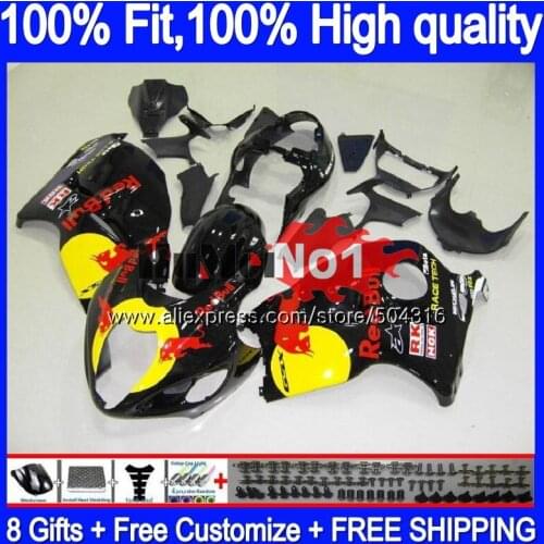 Injection For SUZUKI Hayabusa GSXR 1300 2008 2009 10 11 12 29MC.276 GSXR-1300 GSXR1300 08 09 2010 2011 2012 Fairing Yellow red