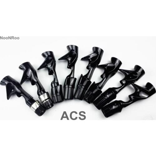 ACS #16 Reel Seat Bright Black Color DIY Reel Seat Repair fishing Rod Components