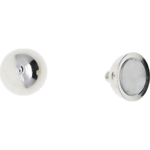 10 Sets Round Magnetic Clasps DIY Jewelry Findings Crafts Vintage Copper