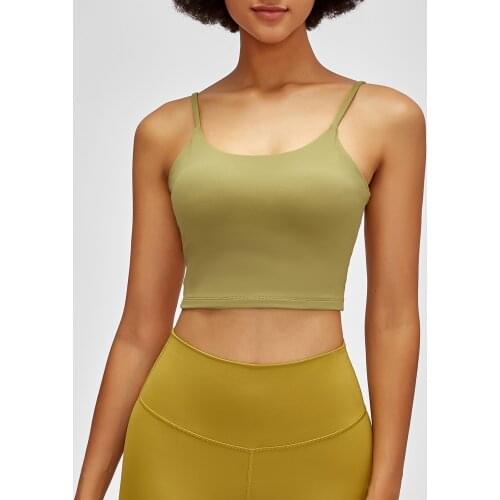 Summer Women Padded Fitness Vest Jogging Running Workout Gym Vest Non-wire Crop Tops Gym Home Streets Tanks