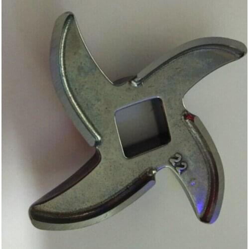 73mm 13.5mm square hole meat grinder parts No.22 stainless steel blade SS420