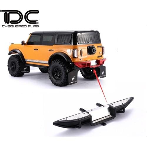 DJ TRAXXAS TRX4 Metal Rear Bumper A Bronco SCX10 III JEEP Wrangler RC Car Upgrade Accessories Realistic Decoration rc carros