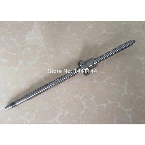 SFU1605 200 250 300 350 400 450 500 550 600 650 700 750 mm ballscrew with ball nut BK12/BF12 end machined CNC parts