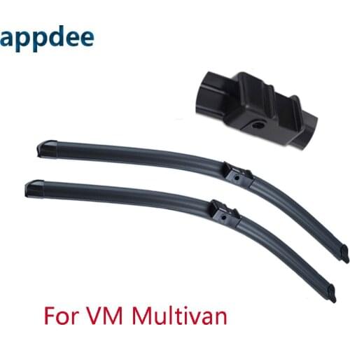 APPDEE Wiper Blades for Volkswagen VW Multivan Fit Side Pin Arms / Push Button Arms From 2003 to 2017