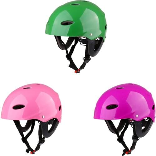Heavy Duty Universal Safety Helmet & Ear Protectors for Wakeboard Kayak Canoe Drifting Surfing Sailing Jet Ski Water Rescue