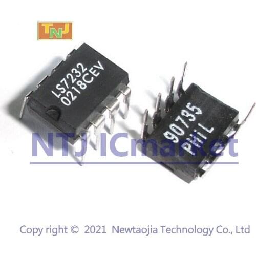 5 PCS LS7232 DIP-8 TOUCH CONTROL LAMP DIMMER IC CHIP