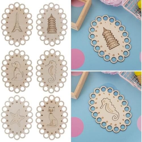1Pcs Wood Embroidery Floss Organizer Sewing Thread Holder Storage Tool Cross Stitch Thread Finishing Tool Sewing Accessories