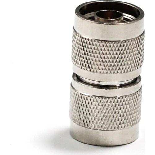 1pc N Male Plug switch Male Plug RF Coax Adapter convertor Straight Nickelplated NEW wholesale