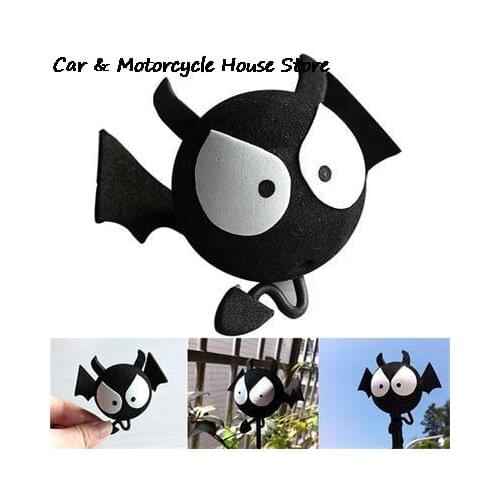 1PC Hot Big Eyes BAT Antenna Ball Aerial Topper Balls Toppers Cartoon Car Roof Decoration For Car
