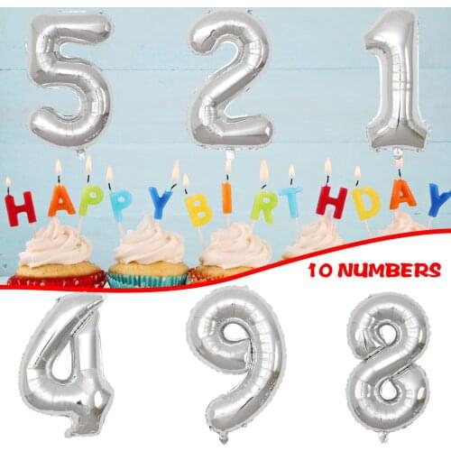 32in number Balloons Birthday Decorations Event Party Supplies Set Tassels Banner for baby shower Party ballon anniversaire