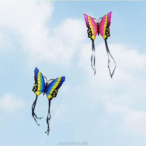 35 Inch Butterfly Kite Outdoor Toy Sport Gift for Kids Children With String Tail F22 21 Dropshipping