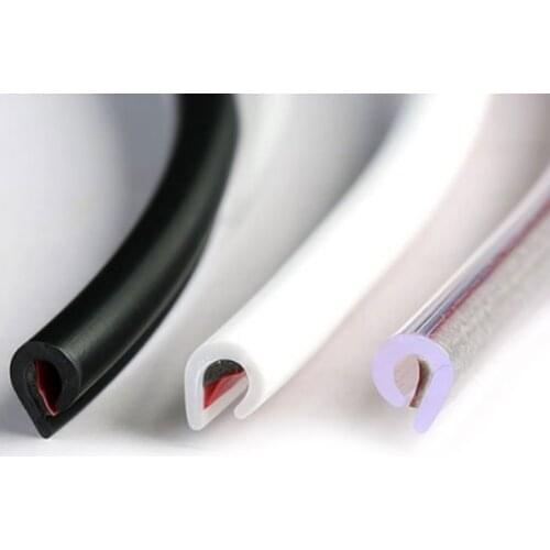 5M Moulding Trim Strip Car Door Anti-Scratch Protector Edge Soft Guard Cover