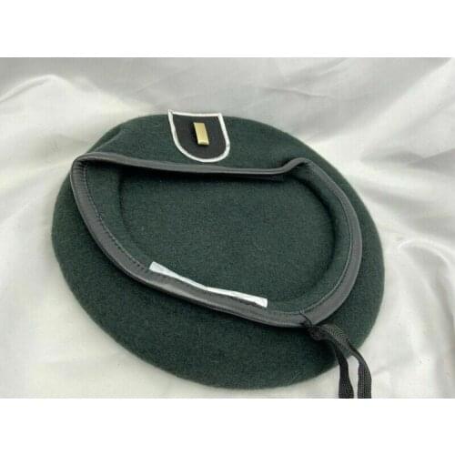 US Army 5th Special Forces Group Green Beret Second Lieutenant Officer Rank Hat Military Store