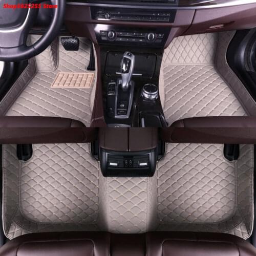 Leather Foot Pad For Mazda 3 Axela 2019 2020 2021 Carpet Fully Surrounded Stereoscopic Tail Cover Car Accessories