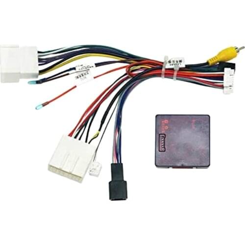 Car 16PIN Audio Power Cord Radio Wiring Harness with Canbus Box for Renault Captur Dacia Clio 2017