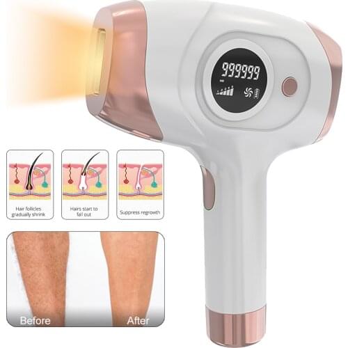 IPL Epilator Hair Removal LCD Display Machine Laser Permanent Bikini Trimmer Electric Depilador a laser