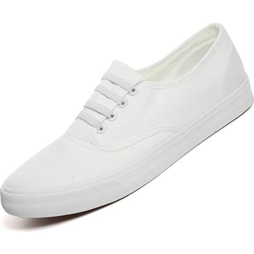 Vulcanized Men shoes fashion black/white loafers canvas shoes man breathable sneakers men vulcanize shoes