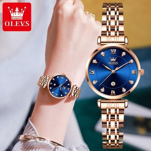Top Brand Women Bracelet Watches Ladies Stainless steel Rhinestone Quartz Wrist Watch Luxury Fashion Quartz Watch Relogio mujer