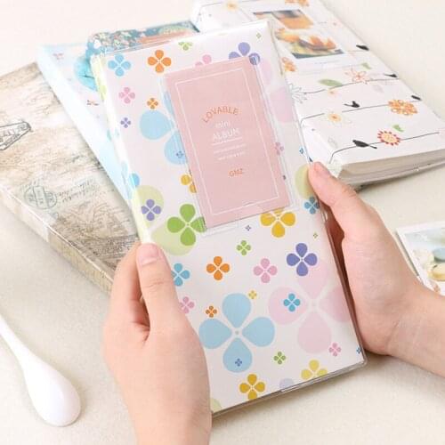 Los Fick 84 Pockets Mini Film Instax Polaroid Album Photo Storage Case Fashion Home Family Friends Saving Memory Souvenir Book