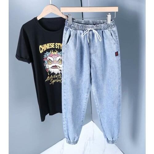 Fashion Mens Pants Korean Streetwear Joggers Men Trousers Cargo Pants Casual Men Clothing Elastic Waist Men Pants Size M-5XL