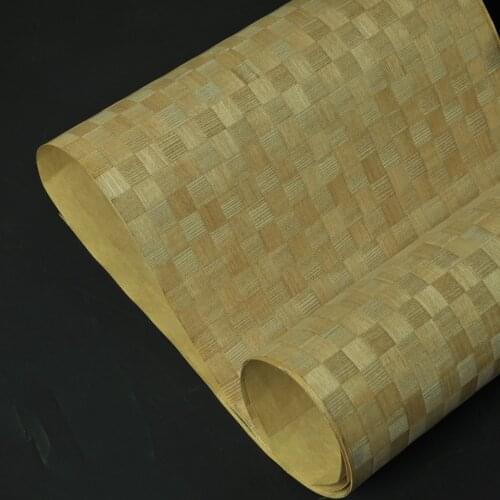 Natural Parquet Wood Veneer Russian Oak Veneer with Fleece Backer