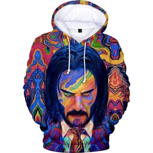 Sidno New Fashion John Wick 3 3D Hoodies&Sweatshirts Men/women Autumn Fashion Casual Sweatshirt 3D Print John Wick 3 Hoodie
