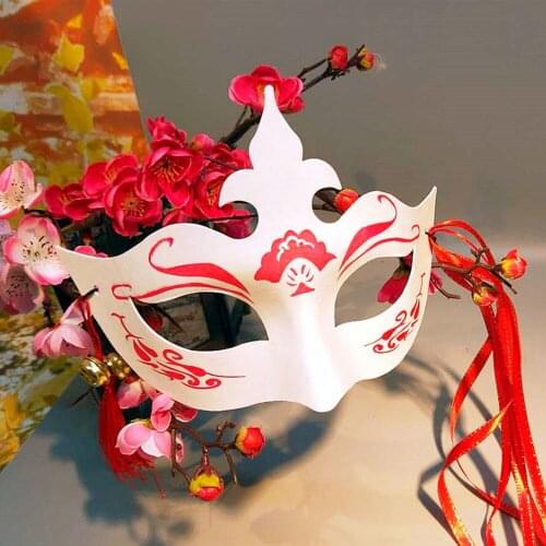 NEW Japanese Style Anime Fox Crown Temptation Masquerade Carnival Masks Halloween Christmas Cospaly Dating Hip-hop Party Mask