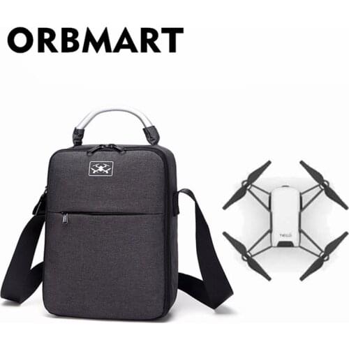 ORBMART Black Portable Sport Handbag Single Shoulder Messenger Bag Accessories Collection Case For DJI Tello Drone